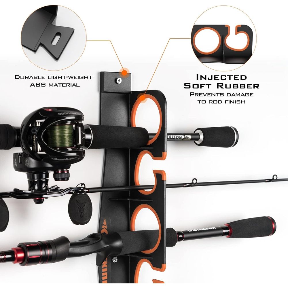 Rod Holder Organizer: Wall/Cei - đánh giá và giá Fishing Rod Combo