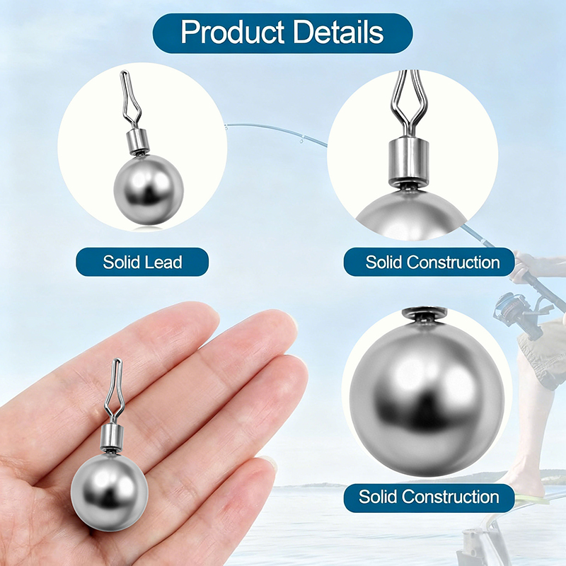 [TUODIAO] Round Drop Shot Sink - đánh giá và giá Fishing Rod Building Kit