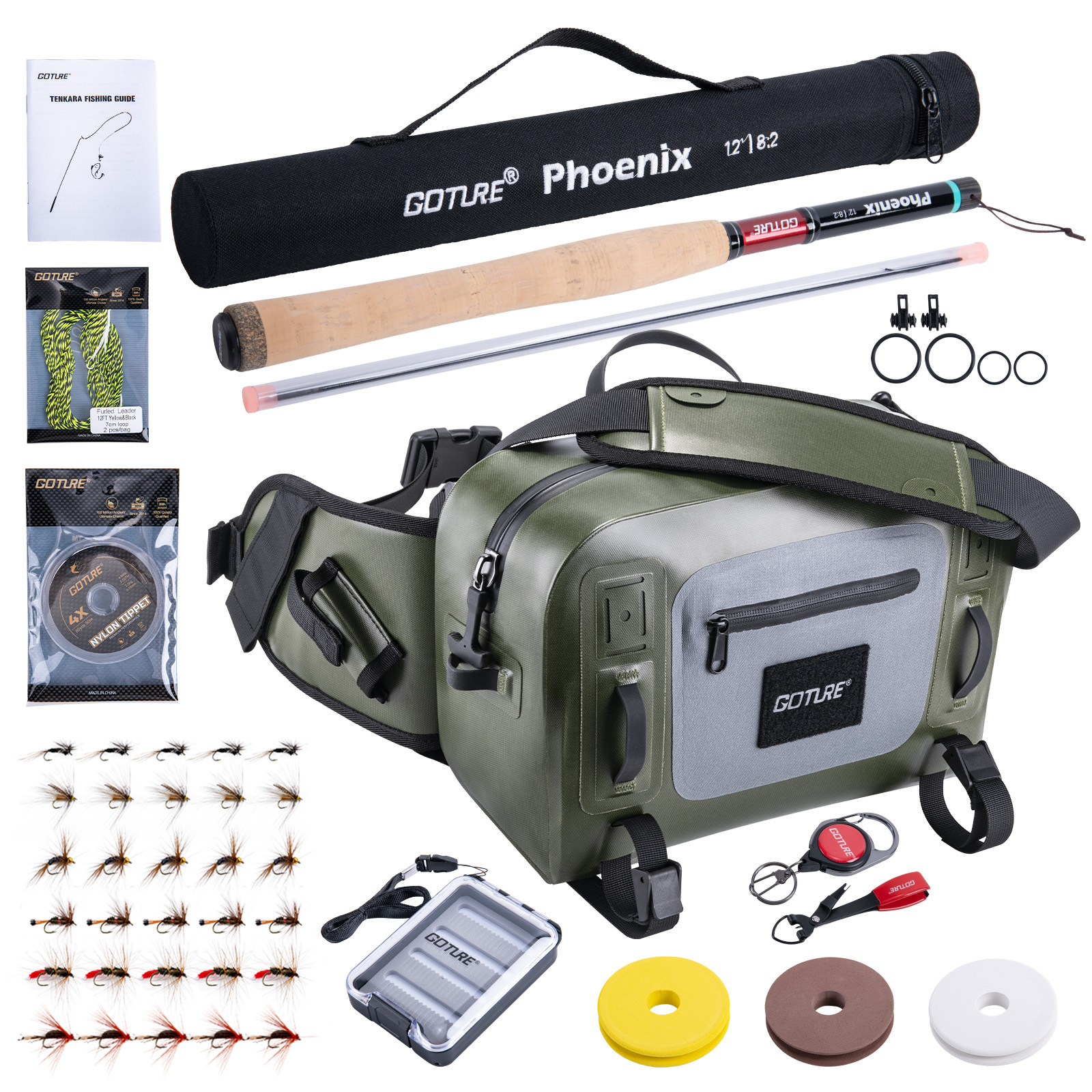 Goture Fishing Rod Combo Fly F - đánh giá và giá Fishing Rod Fly