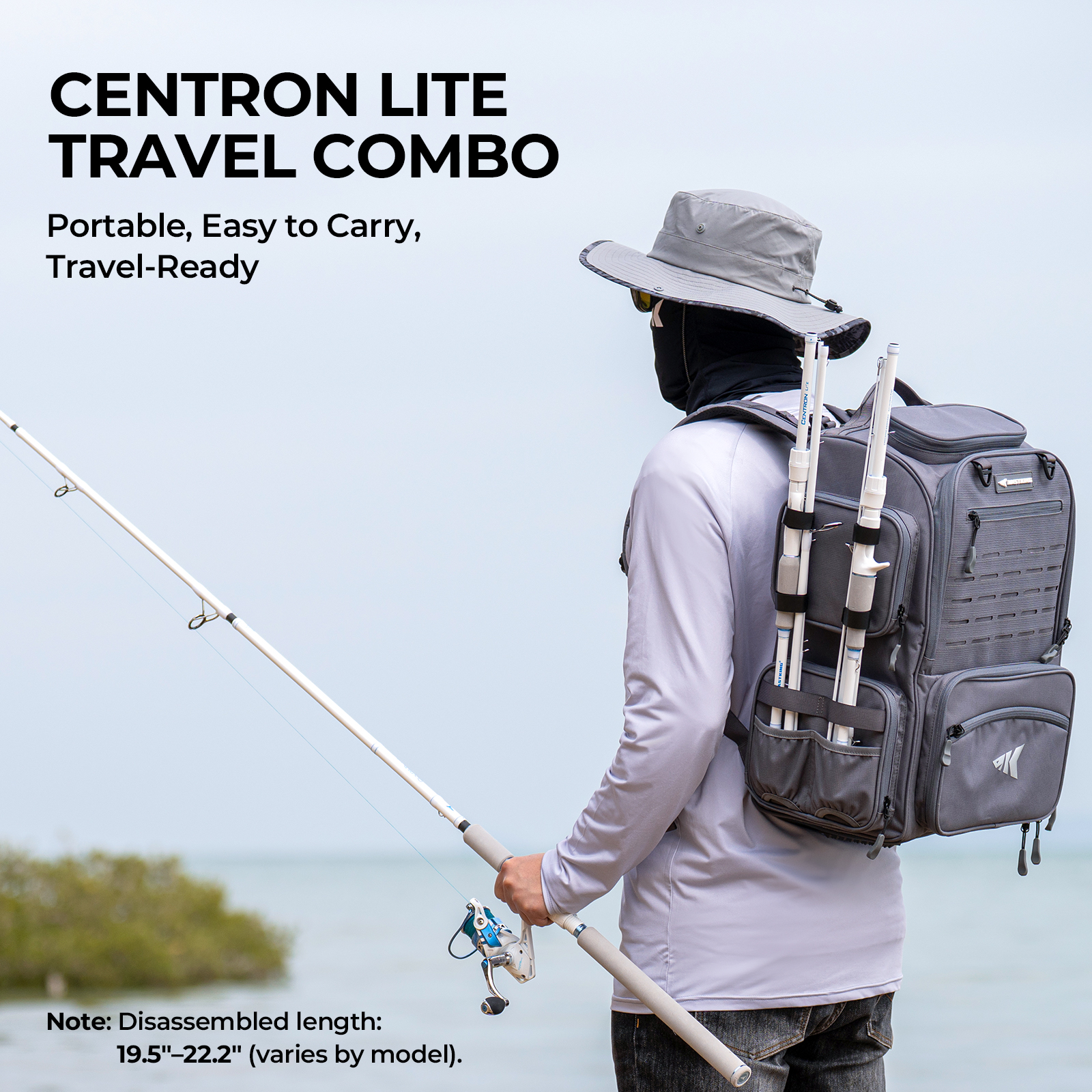 KastKing Centron Lite Travel S - đánh giá và giá Fishing Rod Spinning