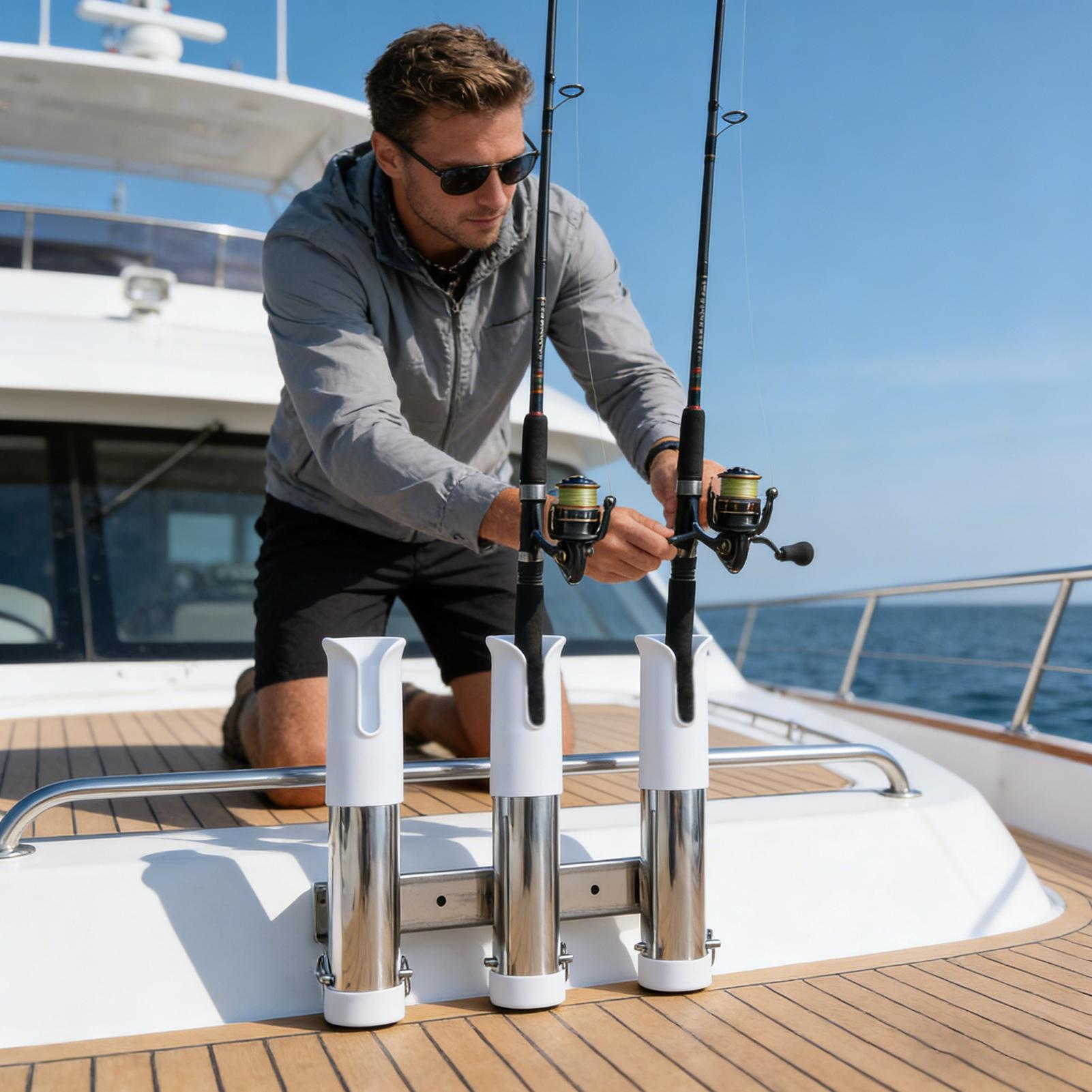 Rod Holder For Boat 3 Tube Lin - đánh giá và giá Fishing Rod Boat