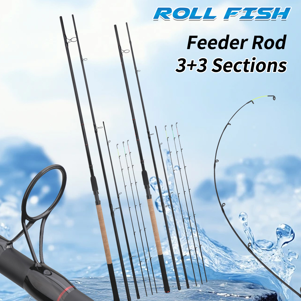 ROLLFISH 3.6m/3.9m Carbon Feed - đánh giá và giá Fishing Rod Tip Replacement