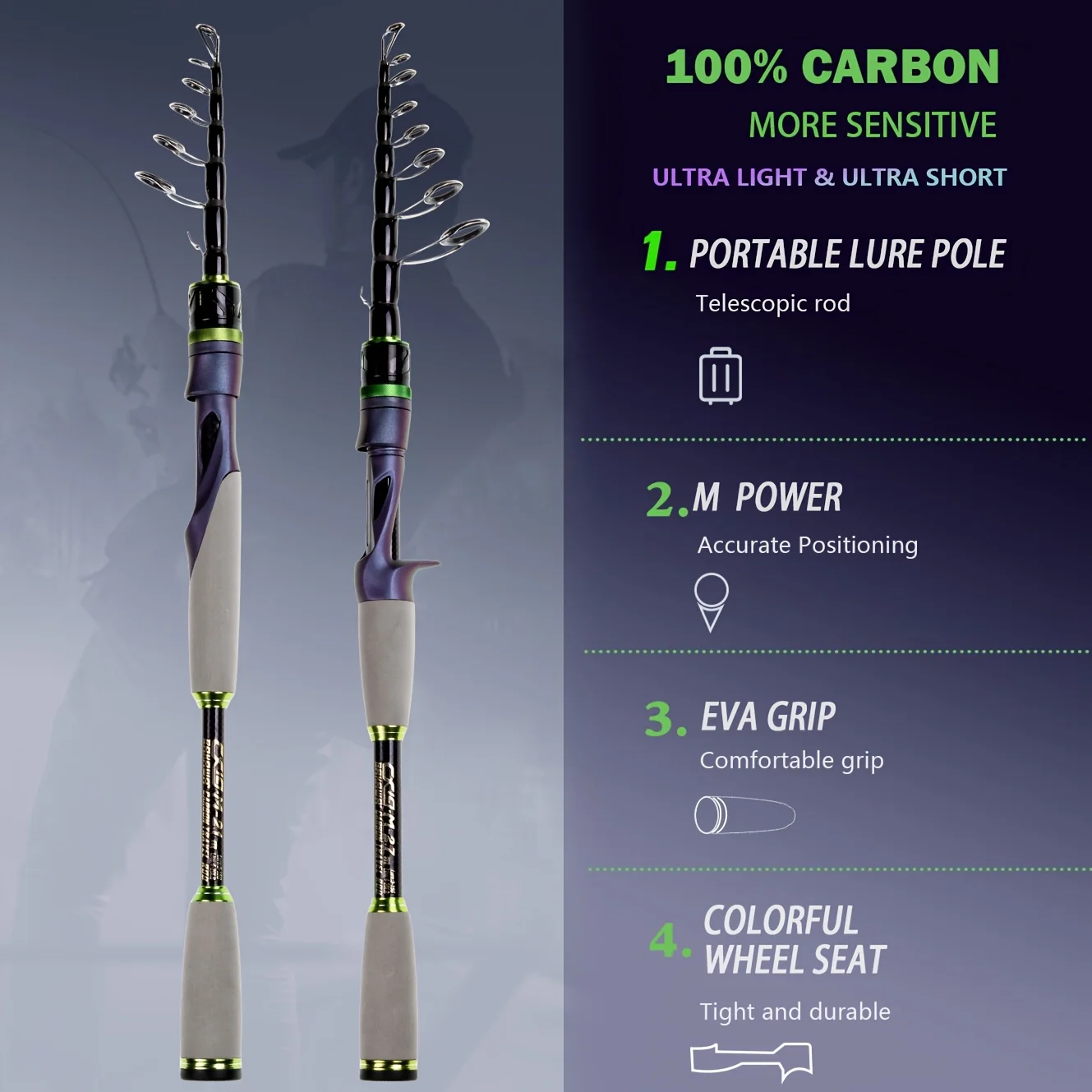 JOSBY carbon fiber fishing rod - đánh giá và giá Fishing Rod Surf