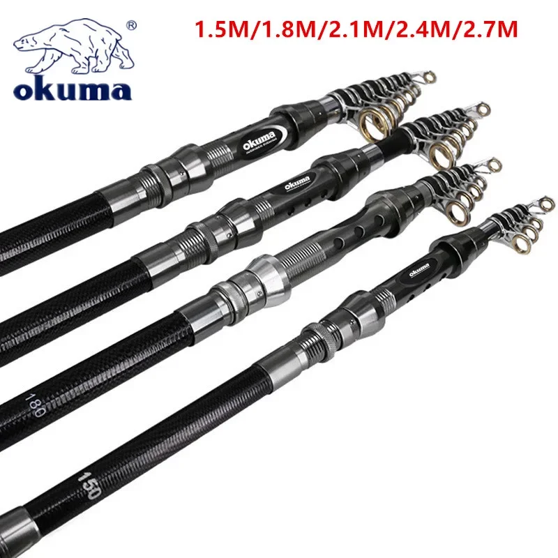 OKUMA New Carbon Rock Rod 1.5M - đánh giá và giá Fishing Rod Surf