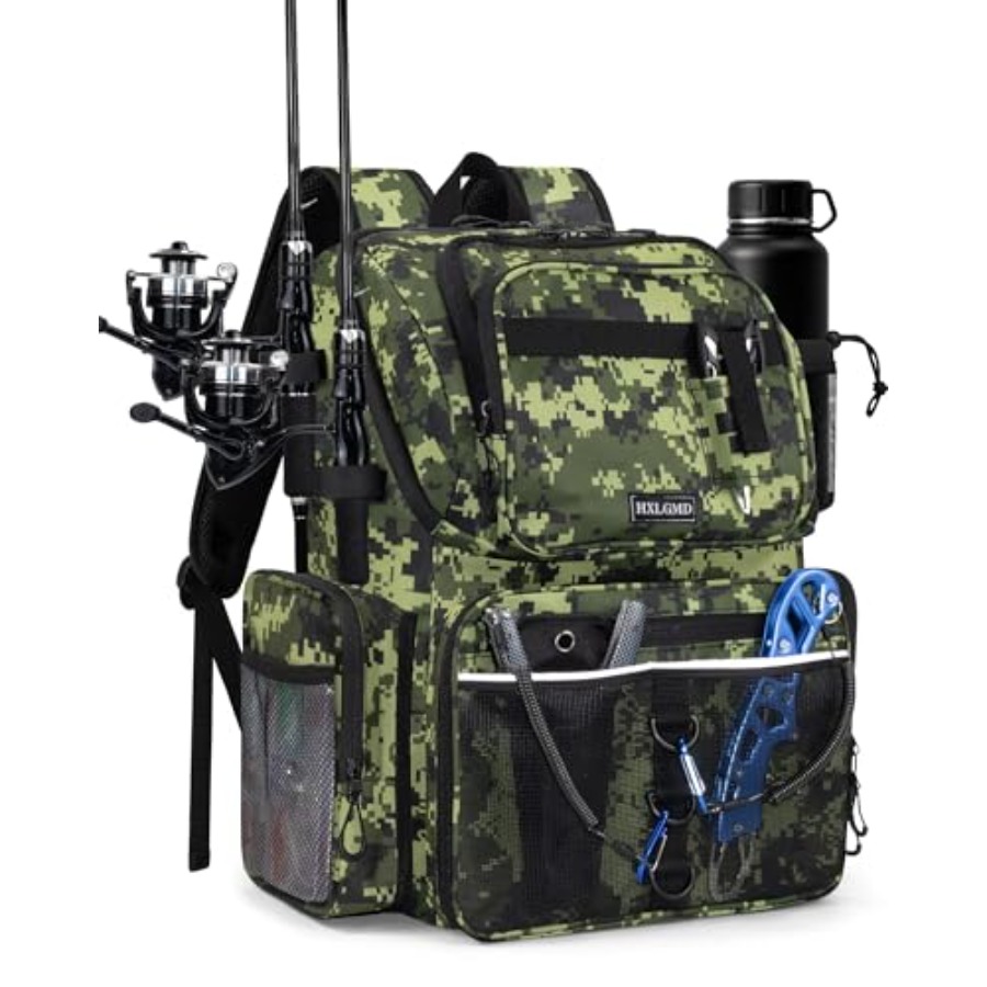 Fishing Backpack with Rod Hold - đánh giá và giá Fishing Rod Holder