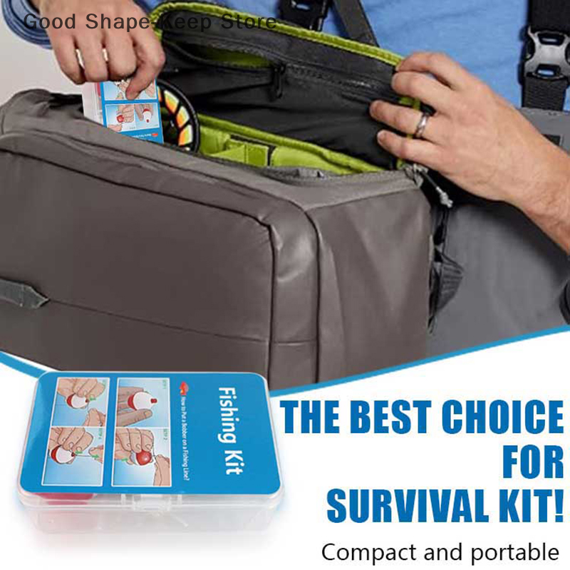 24Pcs Emergency Fishing Kit Po - đánh giá và giá Fishing Rod Case